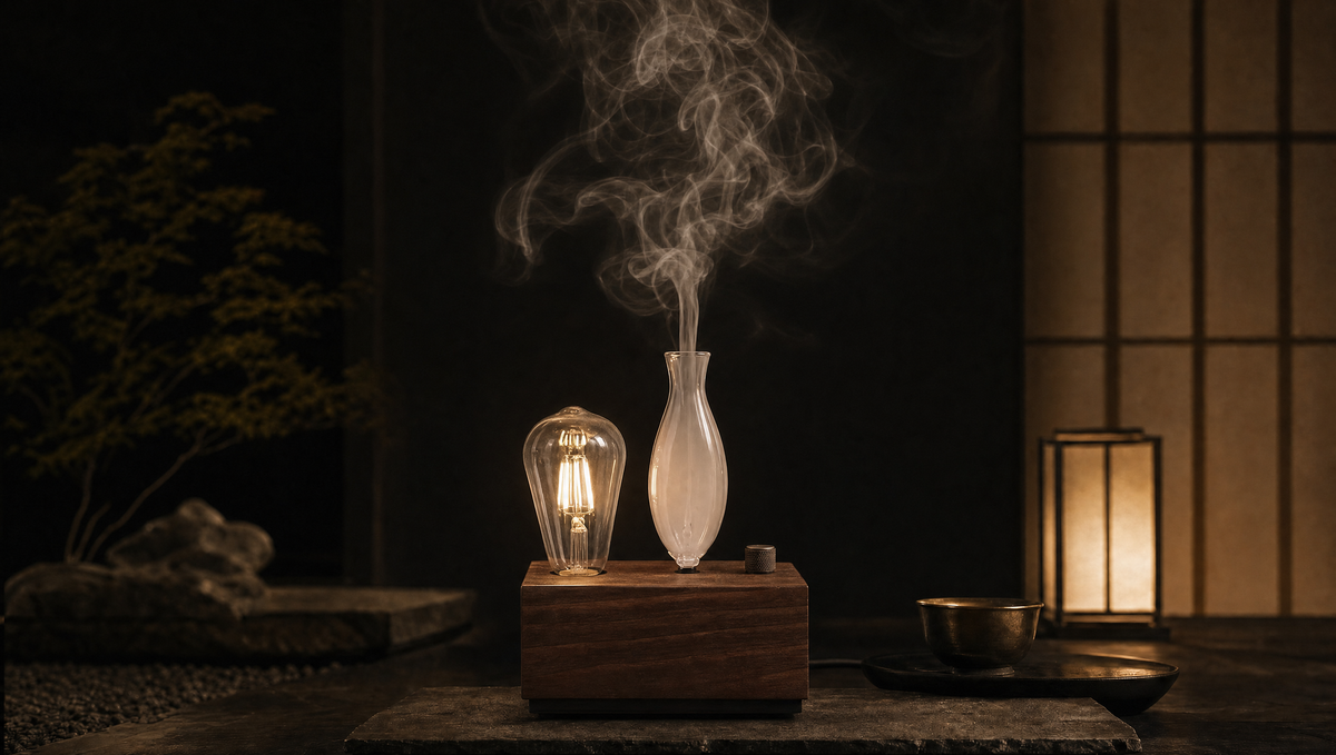 Waterless Glass Aromatherapy Essential Oil Diffuser