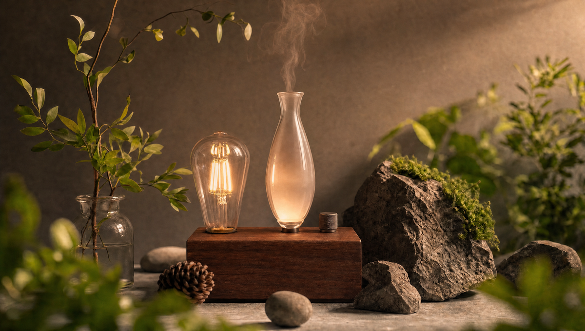 Waterless Glass Aromatherapy Essential Oil Diffuser
